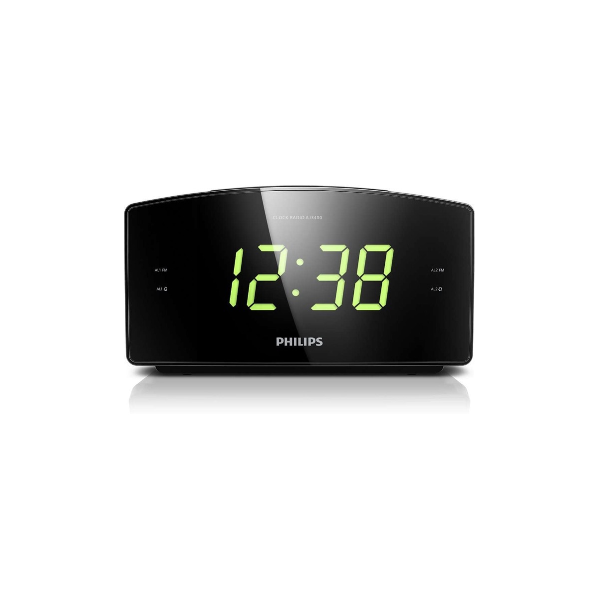 Radio reloj con sintonizador FM digital display LED y 2 alarmas ajustables  Grundig SCN340